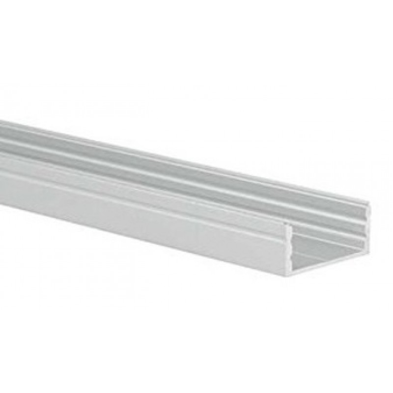 Perfil Blanco Aluminio superficie 2 metros Tira LED